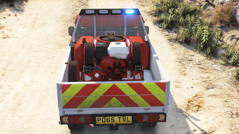 West Yorkshire Fire Style Land Rover Defender