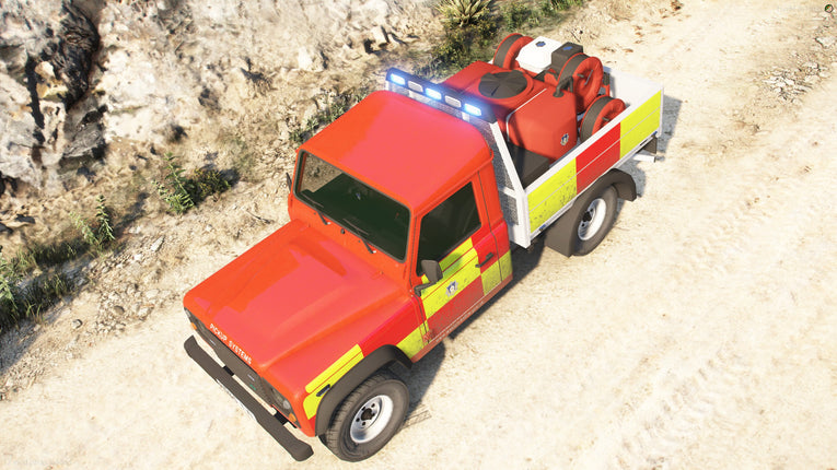 West Yorkshire Fire Style Land Rover Defender