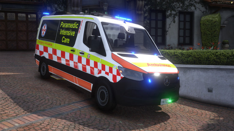2019-2023 NSW Ambulance Mercedes Benz Sprinter - No Bullbar