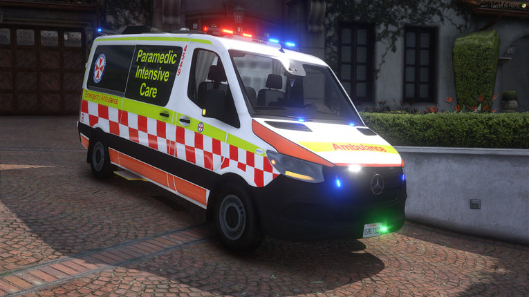2019-2023 NSW Ambulance Mercedes Benz Sprinter - No Bullbar