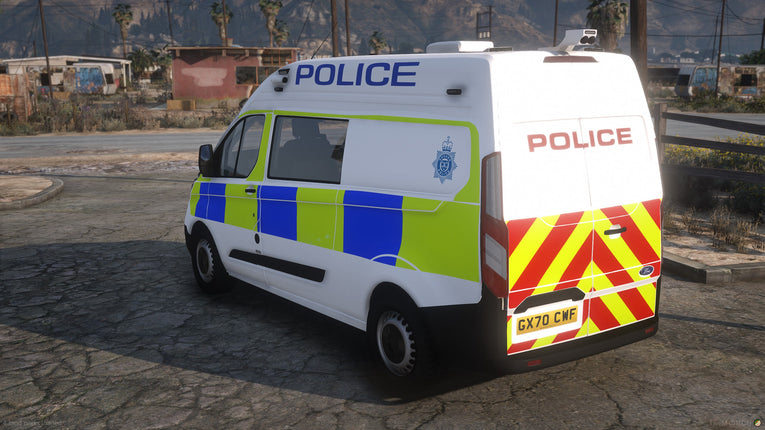 2018 Sussex Police Ford Transit Custom LWB Cell Van