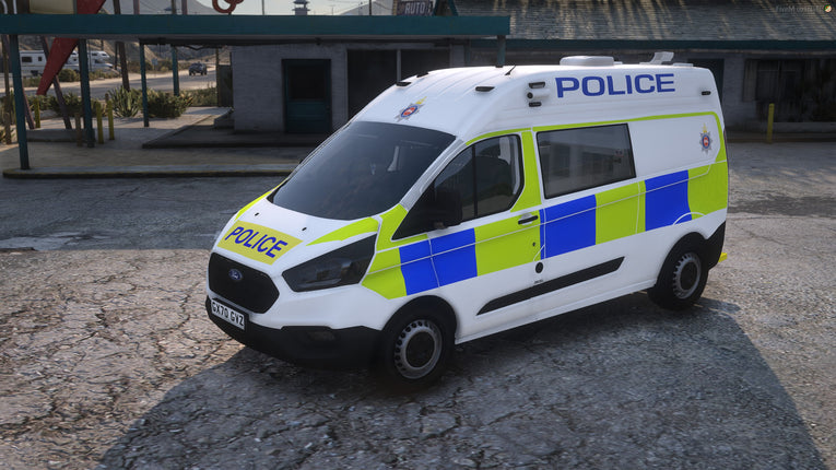 2020 Surrey Police Ford Transit Custom LWB Cell Van