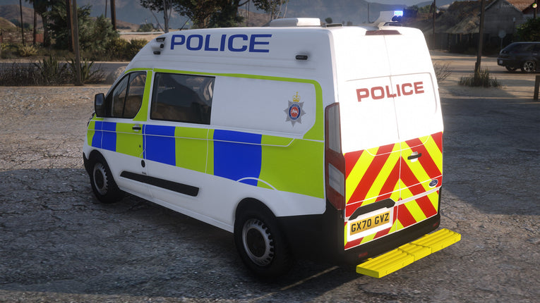 2020 Surrey Police Ford Transit Custom LWB Cell Van