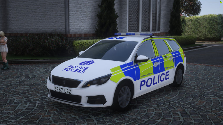 2017 Police Scotland Peugeot 308 (ELS)