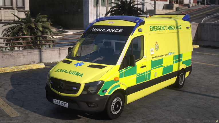 2015 Yorkshire Ambulance Service Mercedes Sprinter SWB DCA