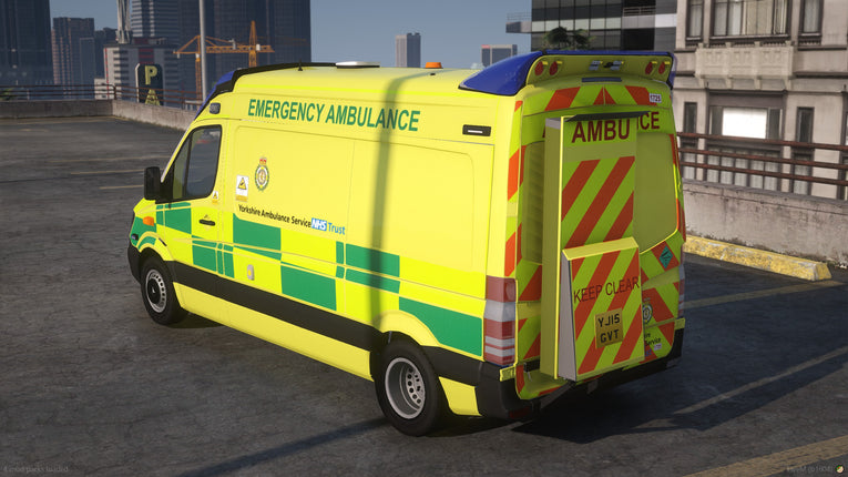 2015 Yorkshire Ambulance Service Mercedes Sprinter SWB DCA