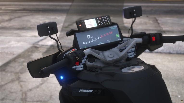 2025 R1300RT Unmarked Police Bike