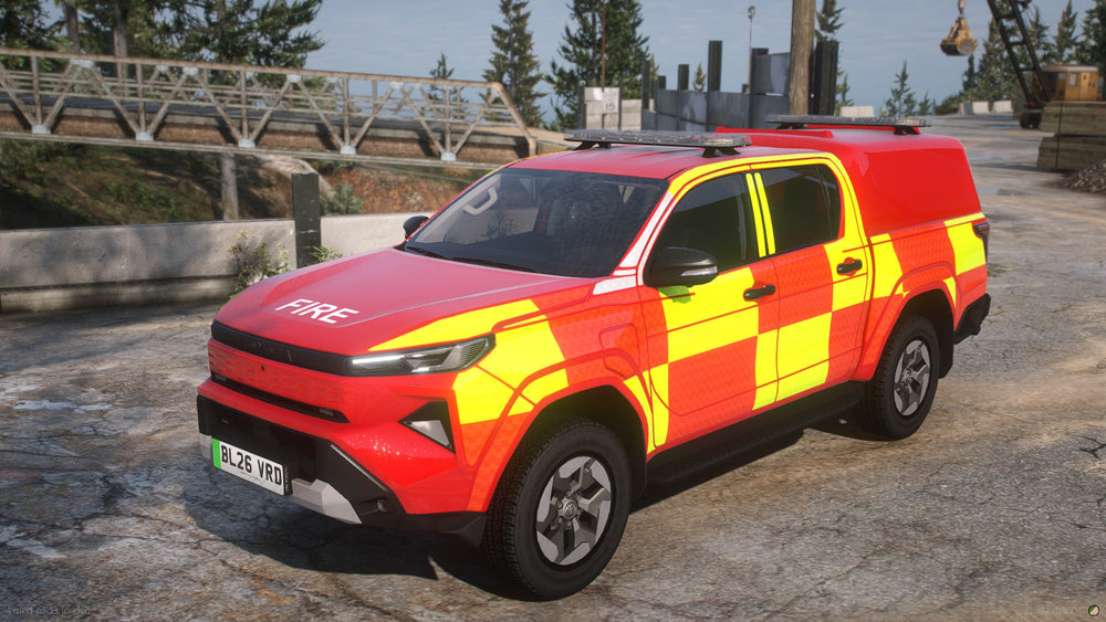 2026 Fire and Rescue Toyota Hilux BEV