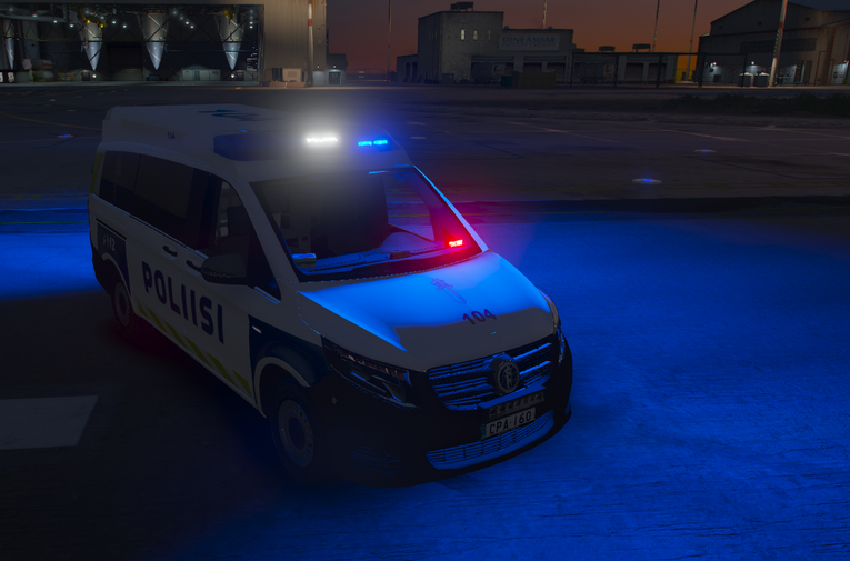 Poliisi Finland PHE104 Mercedes Vito Non ELS