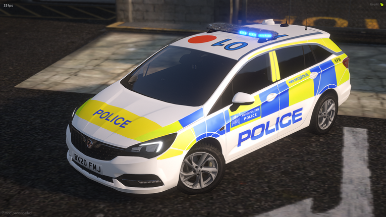 Metropolitan Police 2020 Vauxhall Astra Facelift