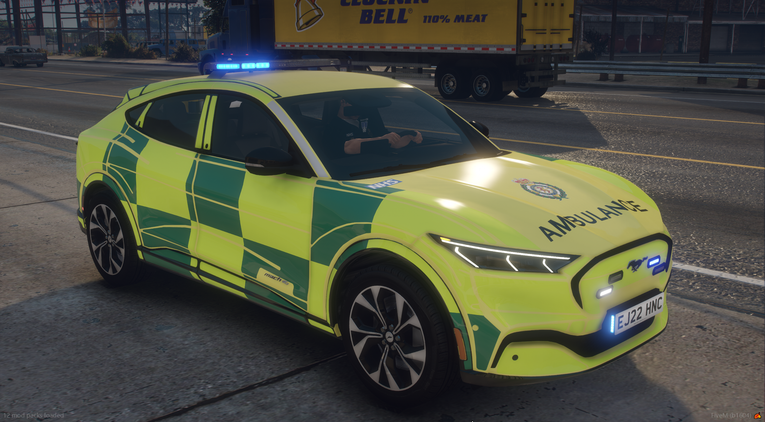 London Ambulance Mustang Mach E FRU