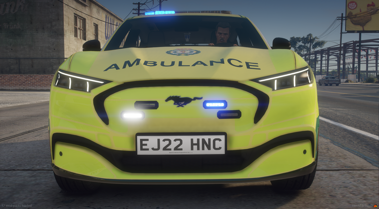 London Ambulance Mustang Mach E FRU