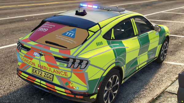 London Ambulance Mustang Mach E VRU