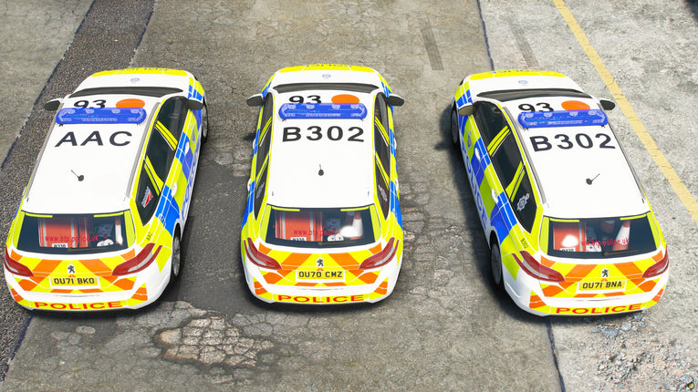 British Transport Police Peugeot 308 Pack