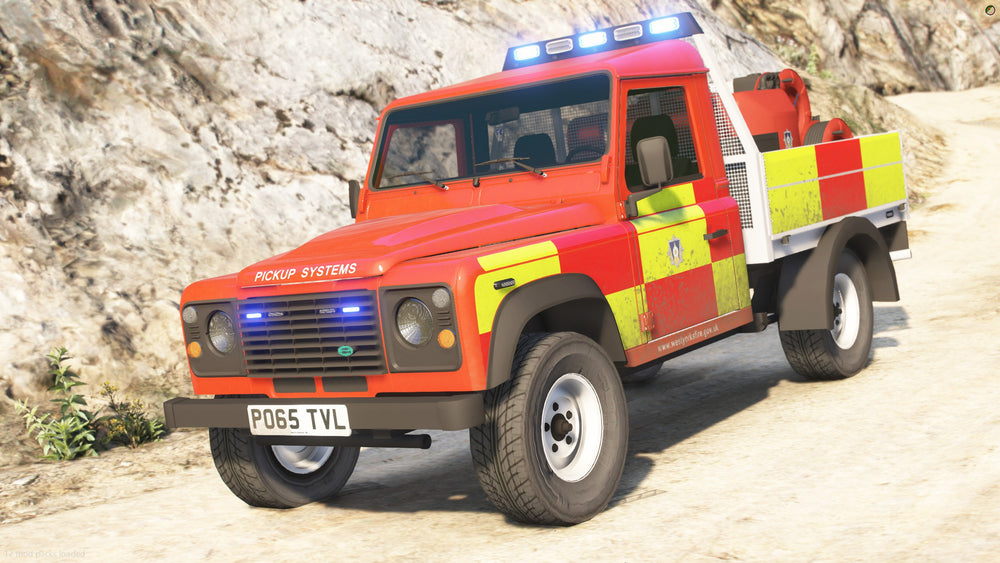 West Yorkshire Fire Style Land Rover Defender
