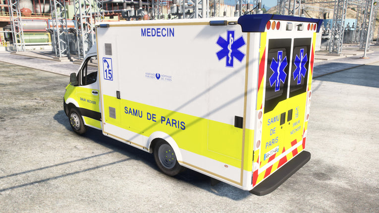 2019 Mercedes Sprinter SAMU De Paris Ambulance - ELS