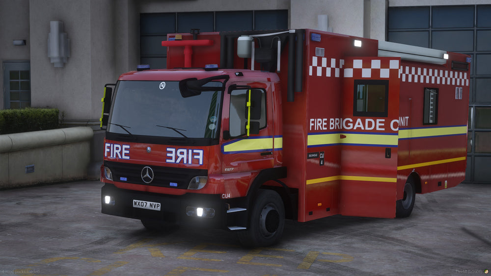 London Fire Brigade - AE07 HWC A LFB Mercedes Atego Pumpin London Fire Brigade - AE07 HWC A LFB Mercedes Atego Pumpin