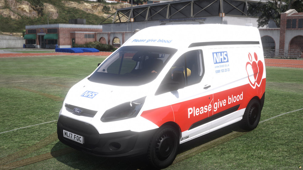 2017 NHS Blood and Transplant Ford Transit Custom