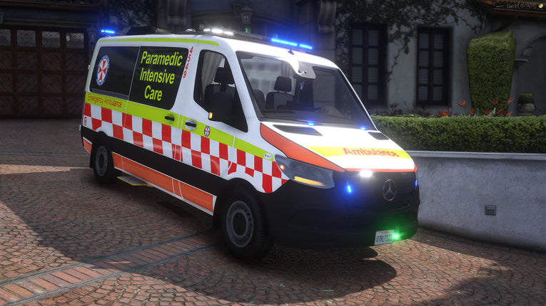 2019-2023 NSW Ambulance Mercedes Benz Sprinter - No Bullbar