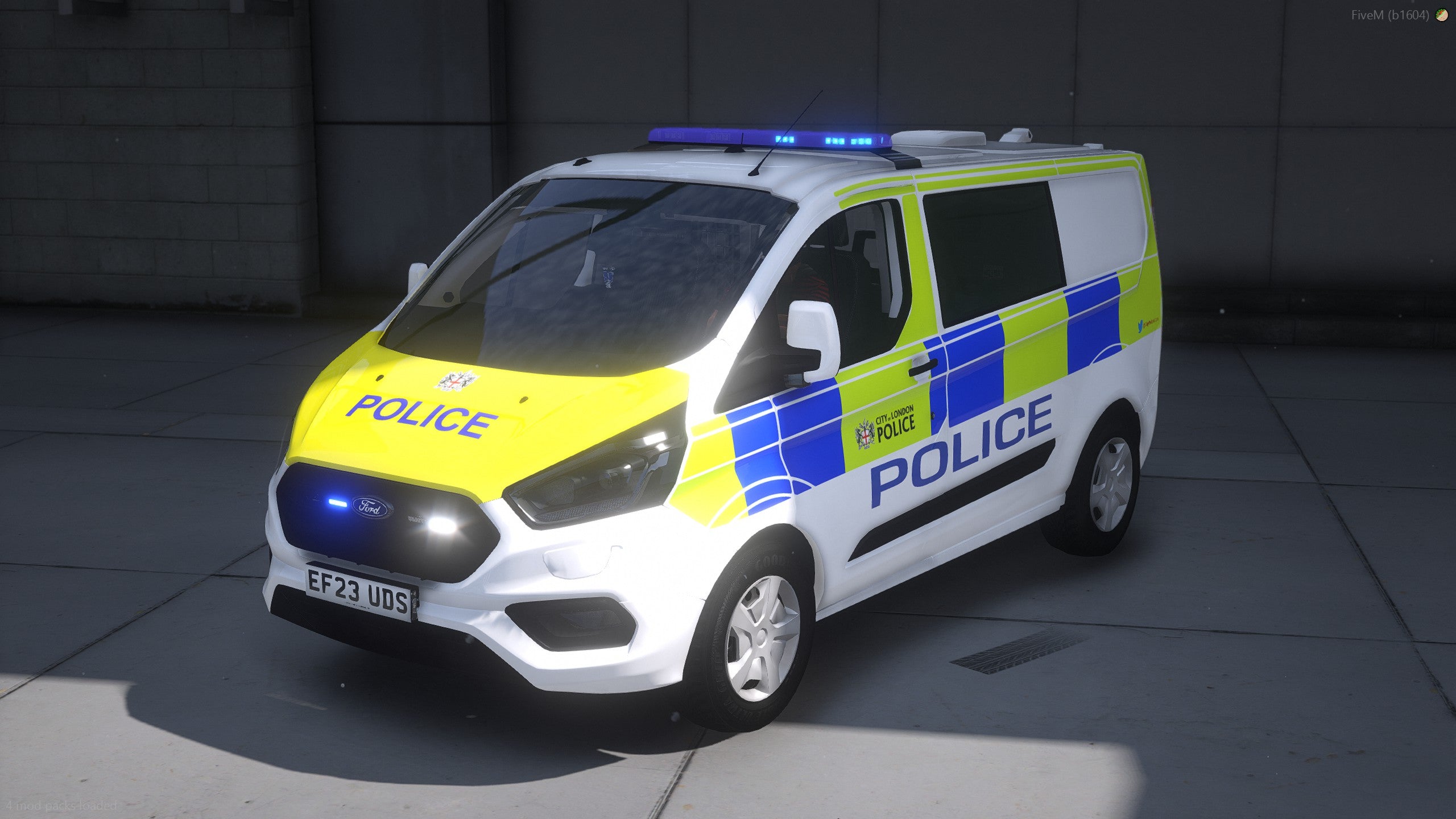 2023 City Ford Transit Custom Cell Van – Blighty3D