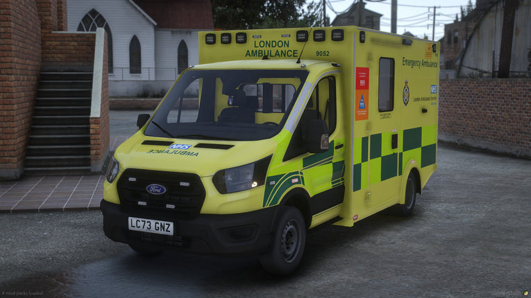 2023-2024 Ford Transit Ambulance - London Style Pack