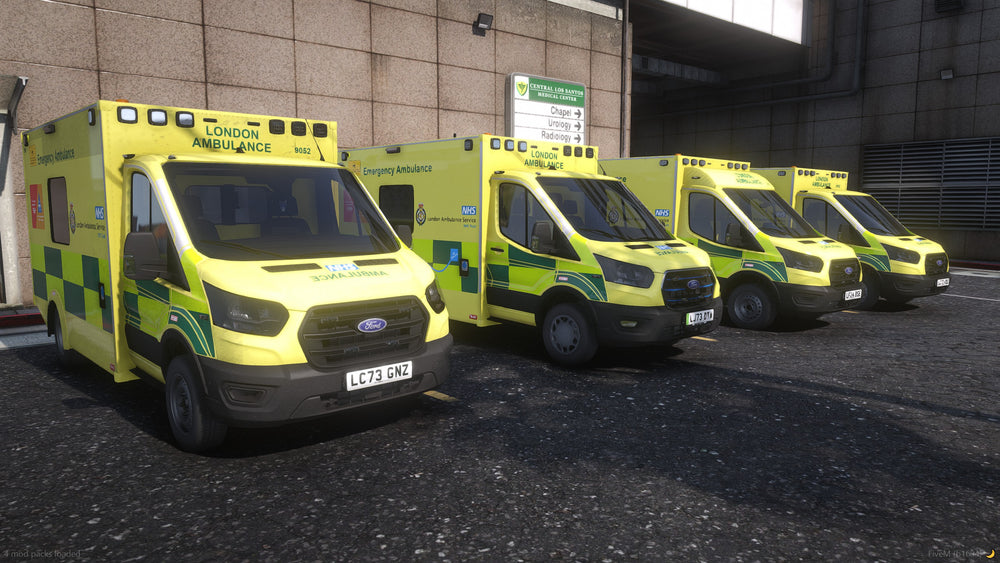 2023-2024 Ford Transit Ambulance - London Style Pack