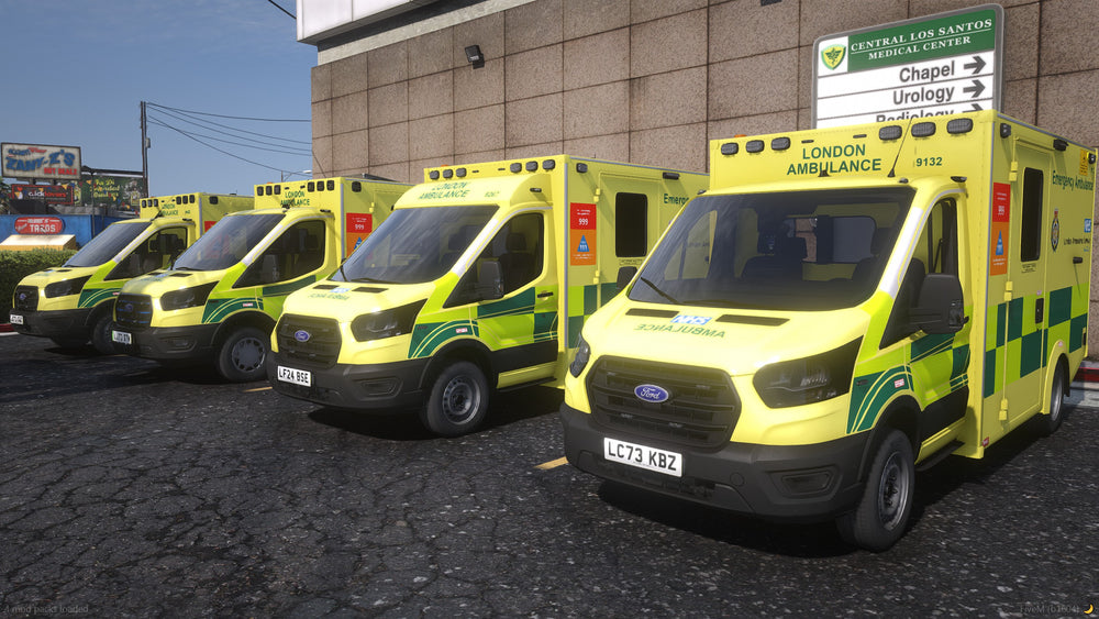 2023-2024 Ford Transit Ambulance - London Style Pack