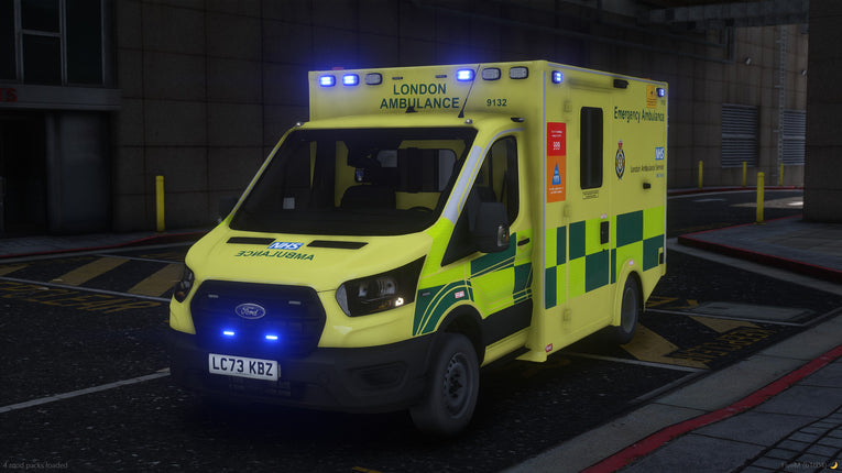 2023-2024 Ford Transit Ambulance - London Style Pack