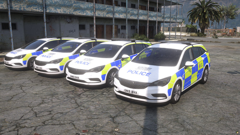 2017-2019 Kent Police Vauxhall Astra MK7 ERV Pack