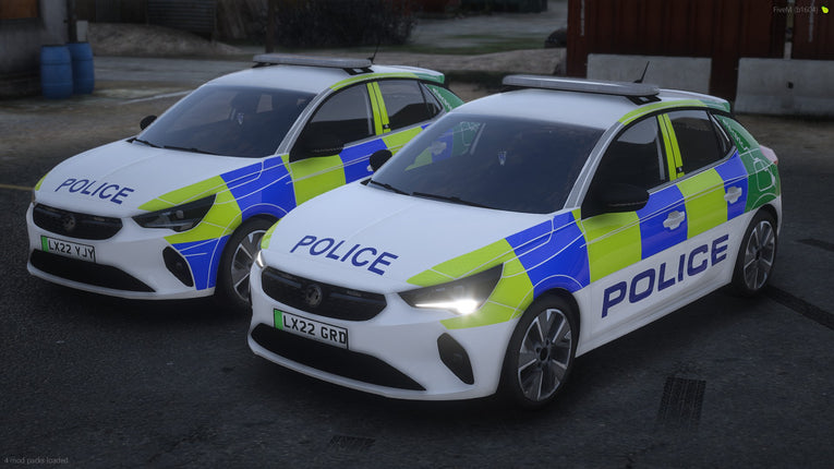 2022 Generic Vauxhall Corsa-E Marked