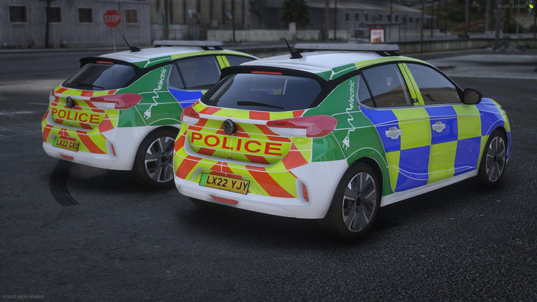 2022 Generic Vauxhall Corsa-E Marked