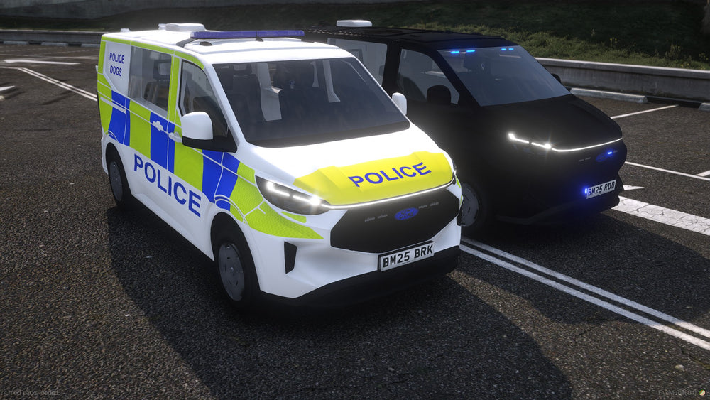 2025 Generic Ford Transit Custom Dogs Pack