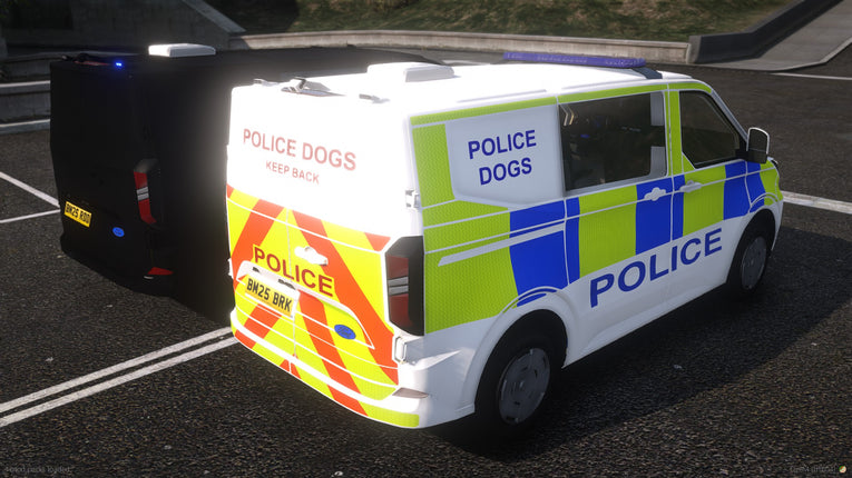 2025 Generic Ford Transit Custom Dogs Pack