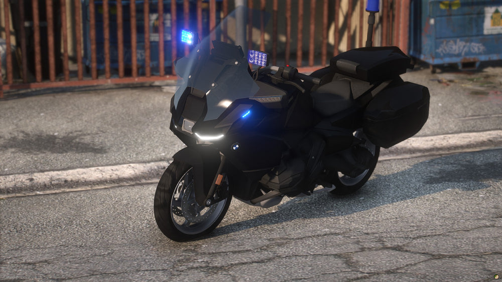 2025 R1300RT Unmarked Police Bike