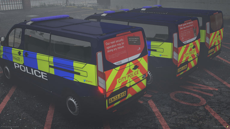 2021-2023 City Police Ford Transit Tourneo Pack