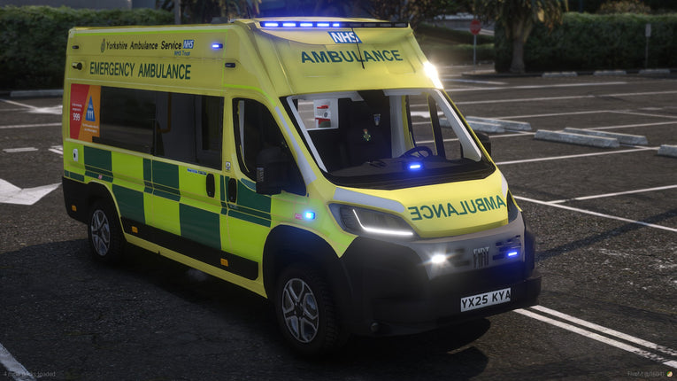 2025 Yorkshire Ambulance Fiat Ducato DCA