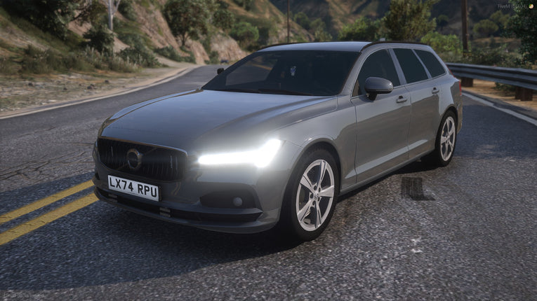 2024 Generic Volvo V90 Unmarked Traffic Car