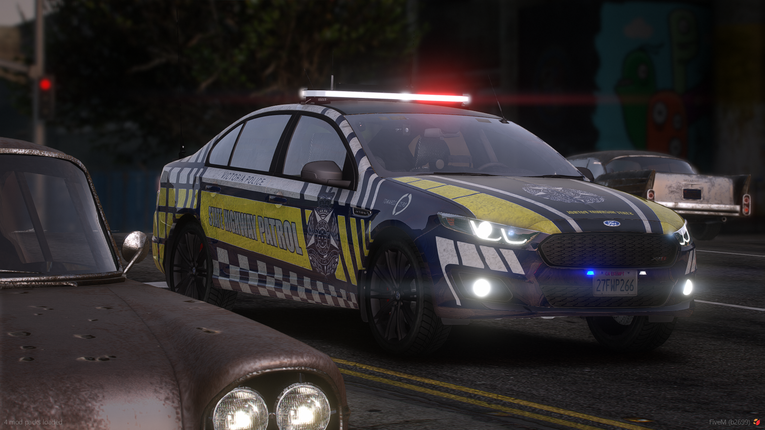 Victoria Police Highway Patrol Ford Falcon