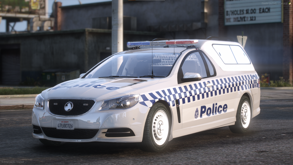 2014 Evoke Dog Ute VicPol - Semi Fictional