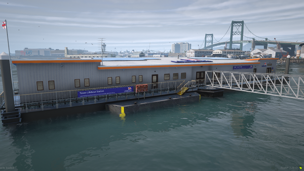 [PACK] RNLI New Tower Lifeboat Station + E-class Lifeboat e-10