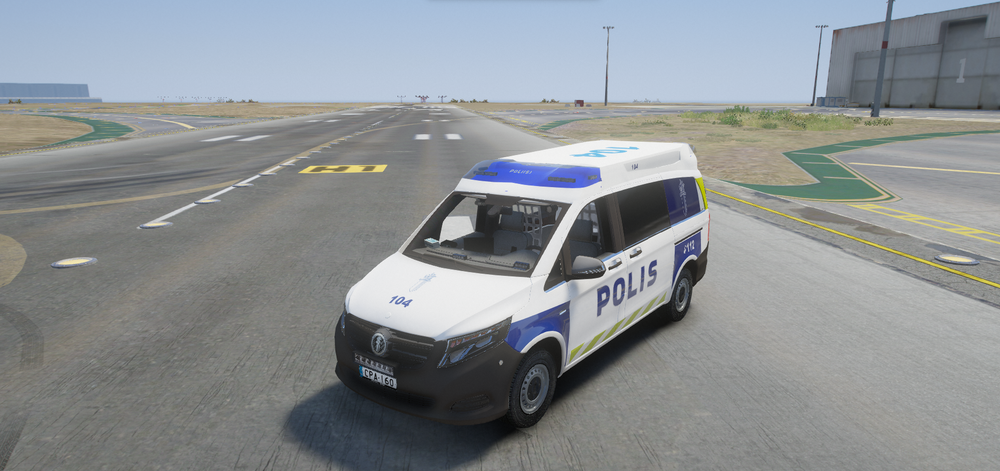 Poliisi Finland PHE104 Mercedes Vito Non ELS