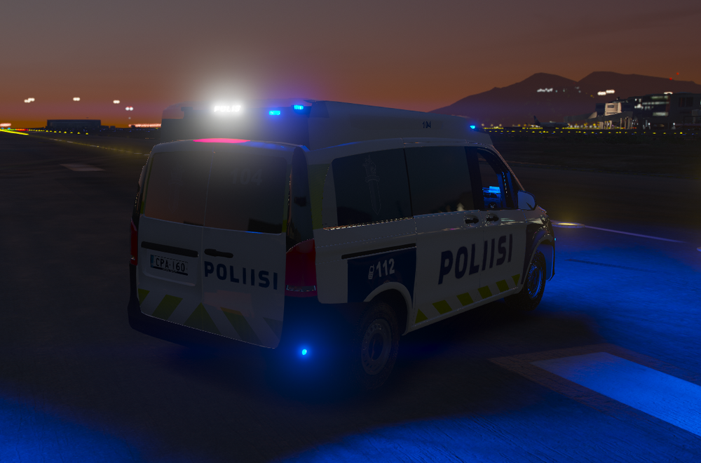 Poliisi Finland PHE104 Mercedes Vito Non ELS