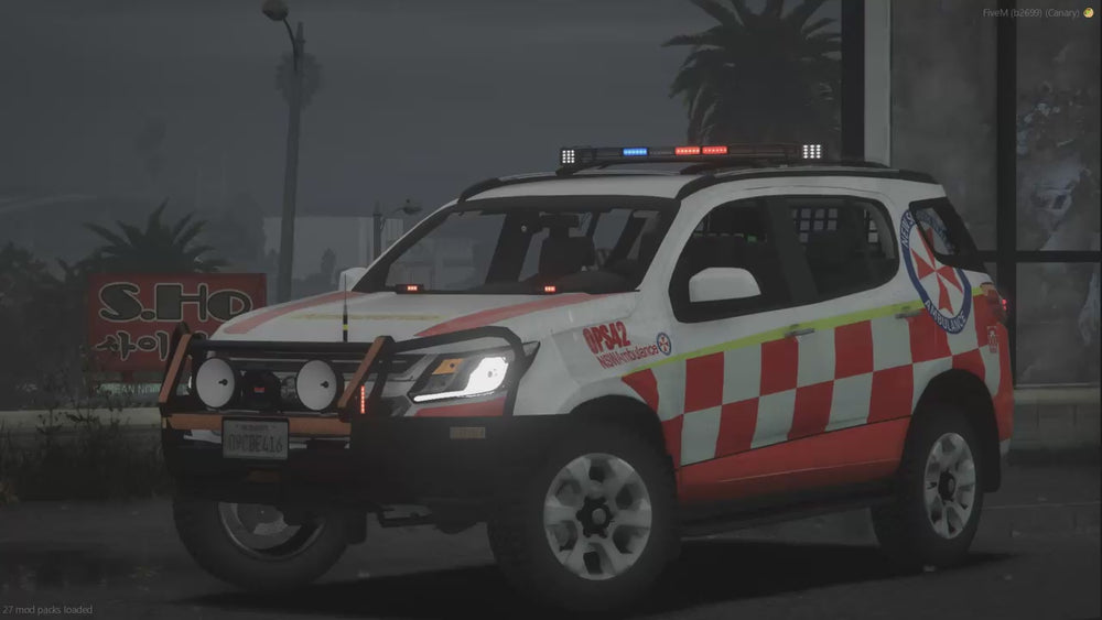 NSW Ambulance Holden Trailblazer