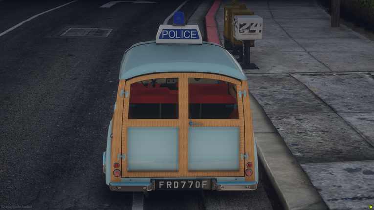 1953 Morris Minor Traveller Police car