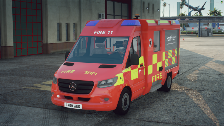 2019 Heathrow Fire & Rescue Mercedes Sprinter DRV