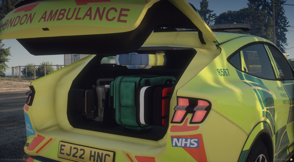 London Ambulance Mustang Mach E FRU