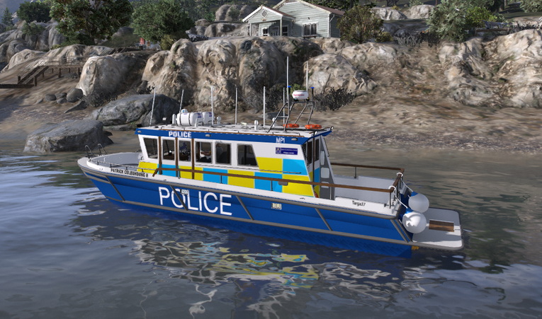 Targa 37 Police Boat - MPS Style