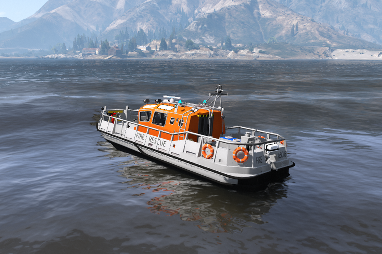 Landing craft Fire Boat