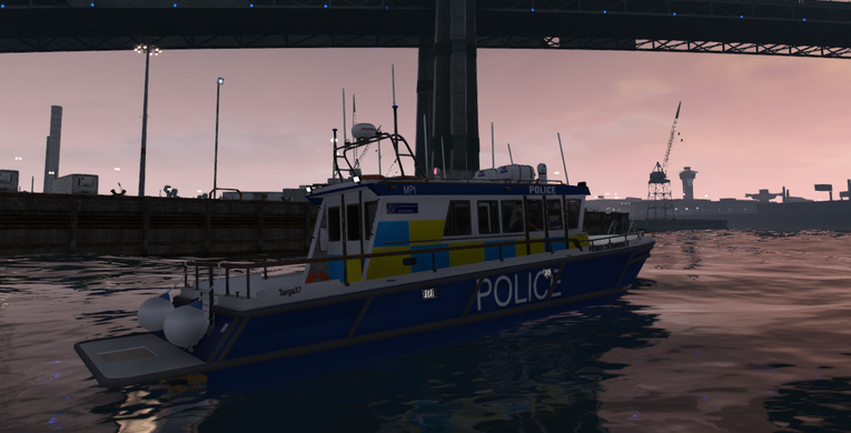 Targa 37 Police Boat - MPS Style