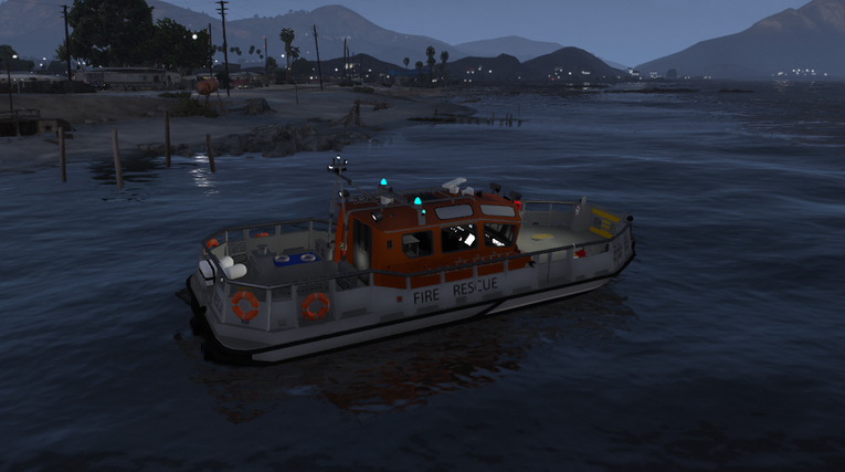 Landing craft Fire Boat